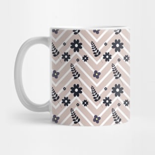 Mountain Ash Collection - Florals and Chevrons Mug